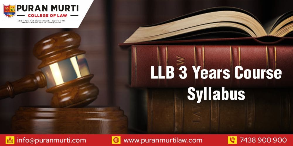 LLB 3 Years Course Syllabus