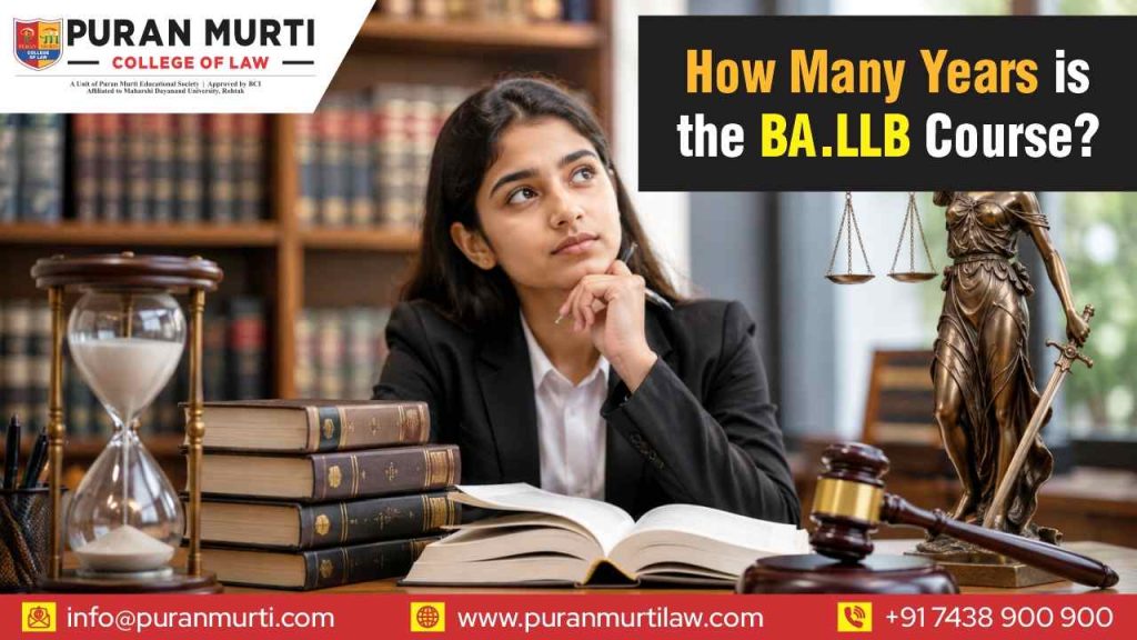 How many years is the BA LLB course?