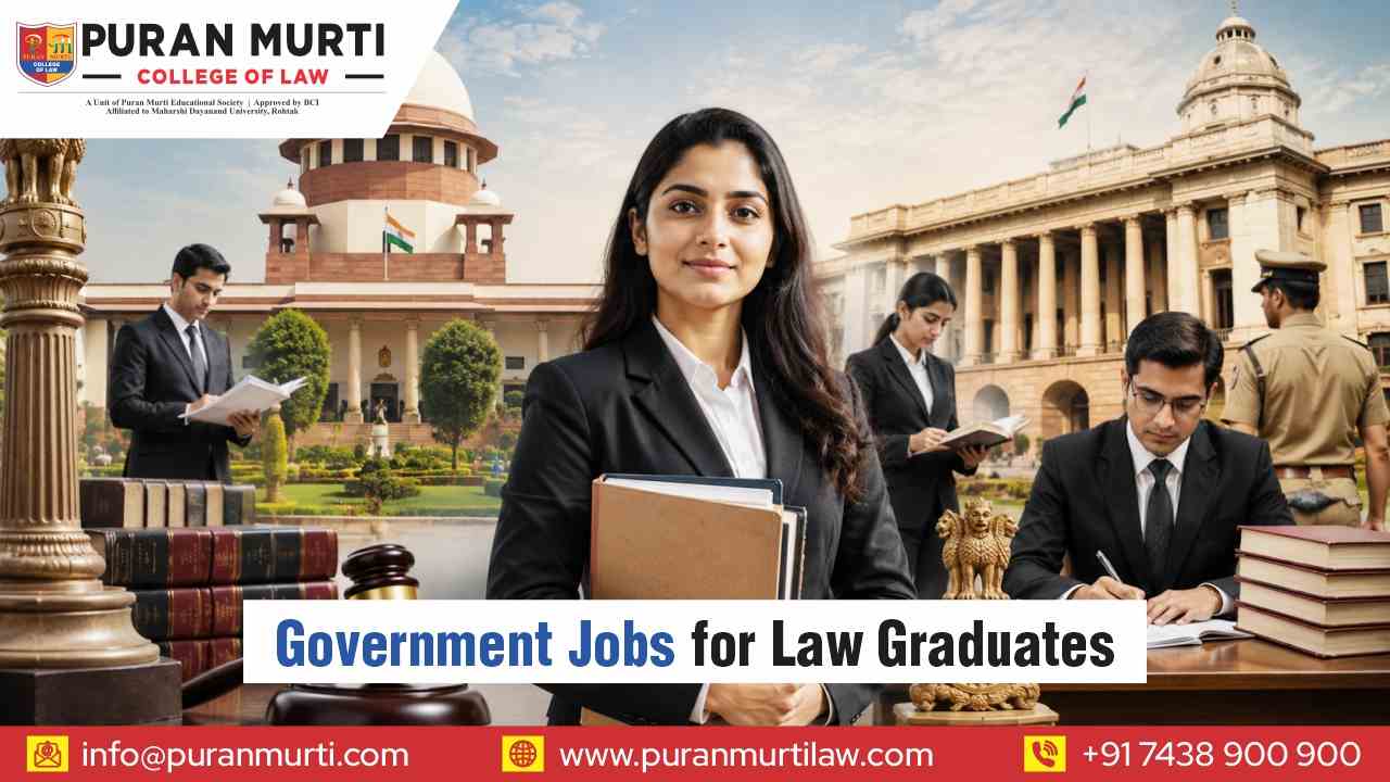 Government jobs for law graduates