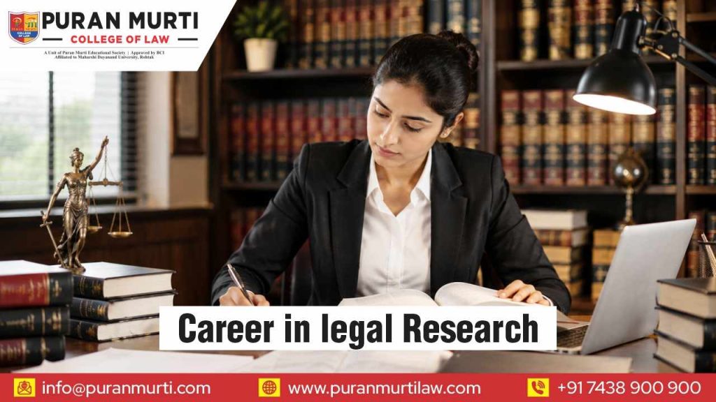 Career in legal research