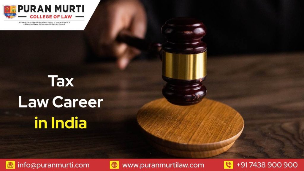 Tax Law Career in India