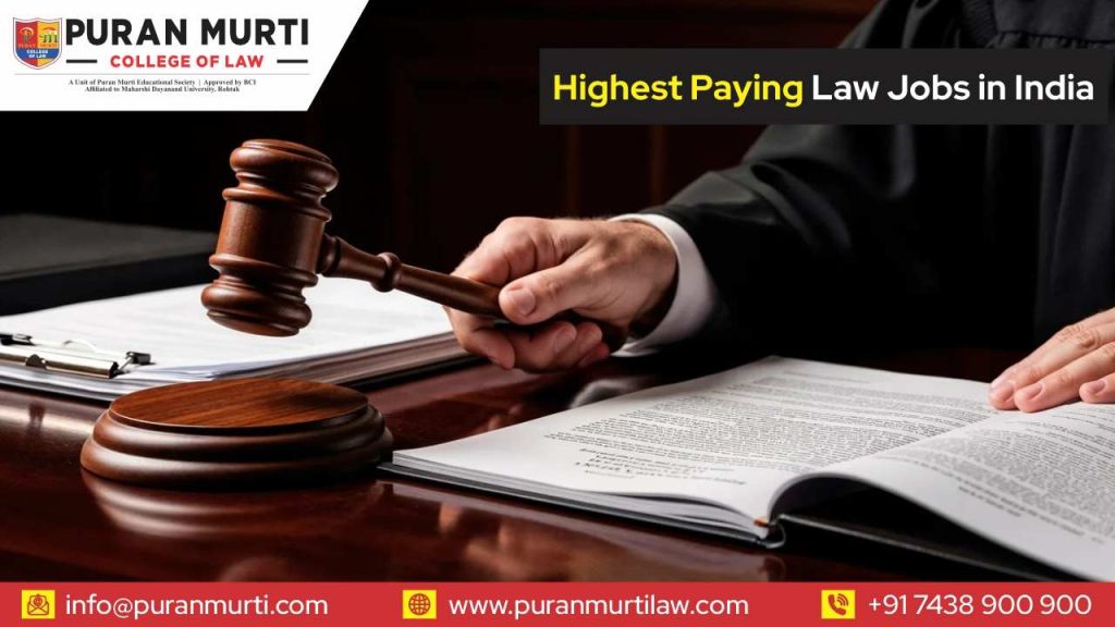 Highest Paying Law Jobs in India