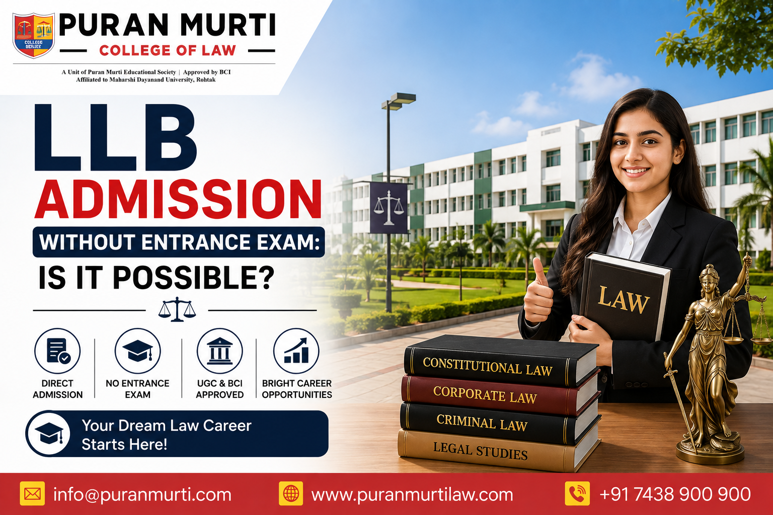 LLB Admission Without Entrance Exam: Is It Possible?