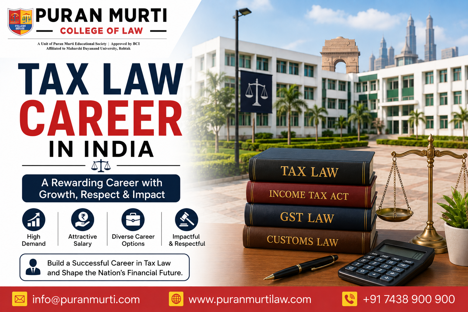 Tax Law Career in India