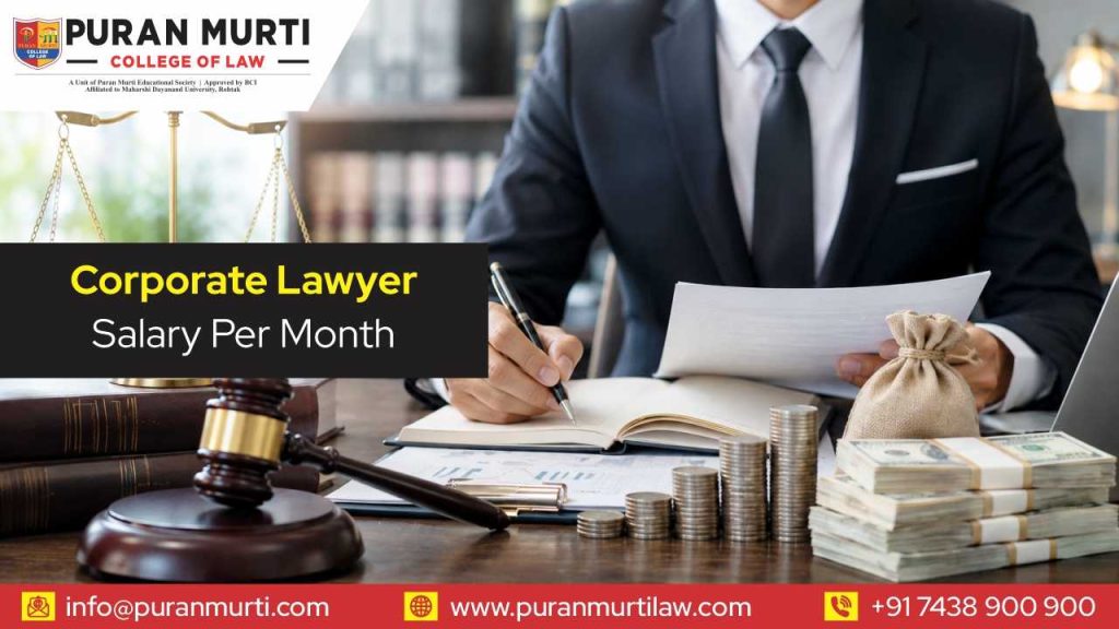 Corporate Lawyer Salary Per Month