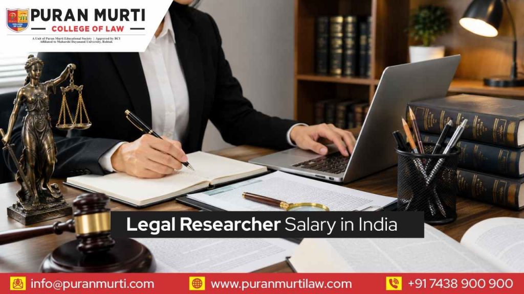 Legal Researcher Salary in India
